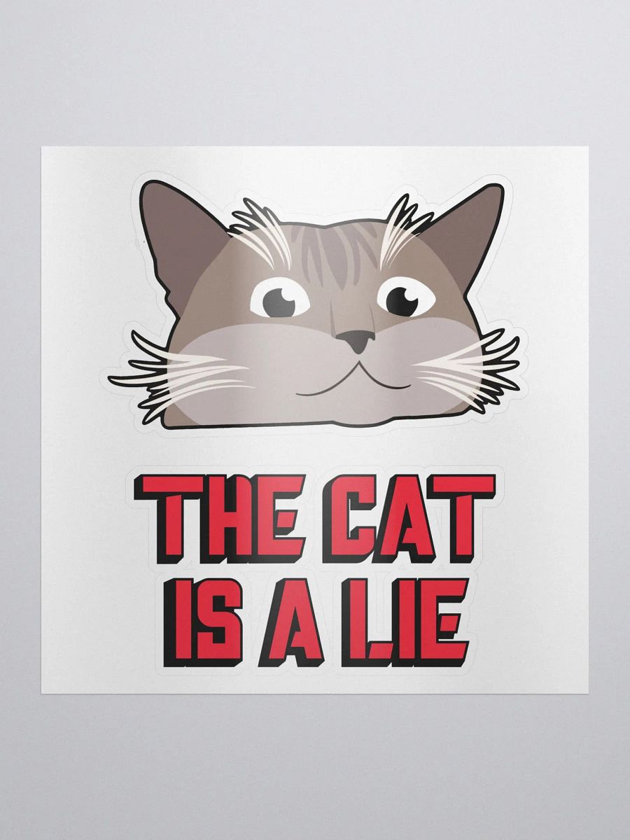 Cat Is A Lie Sticker product image (1)