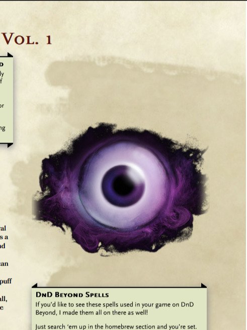 Homebrew Spells Vol. 1 product image (2)