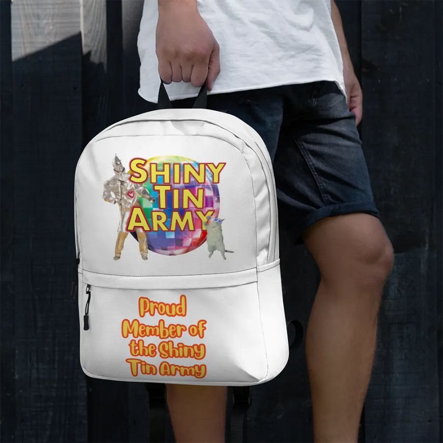 Shiny Tin Army Backpack product image (4)
