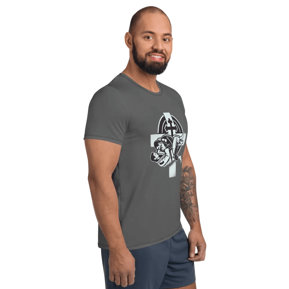 Grapple for God Athletic T-Shirt (BJJ) product image (4)