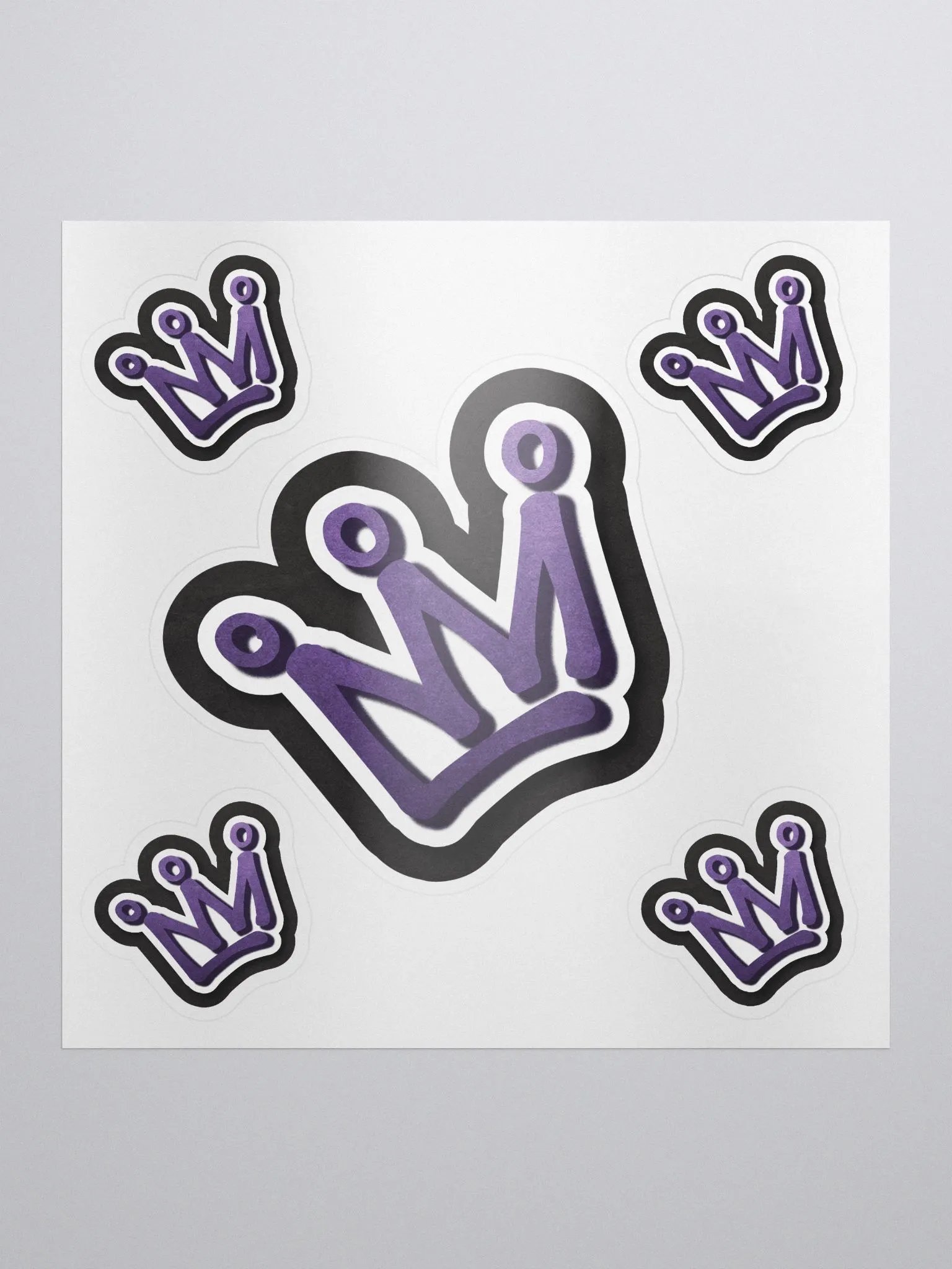 The Crown Kiss Cut Sticker product image (1)