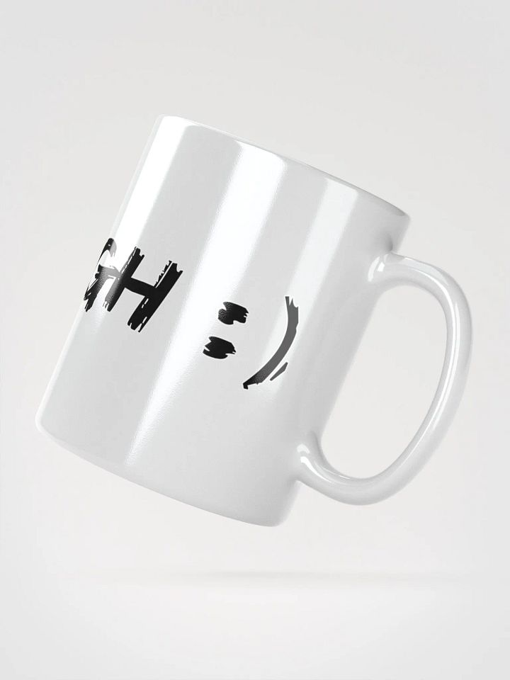 White Glossy Stay High Mug (Black Text) product image (2)
