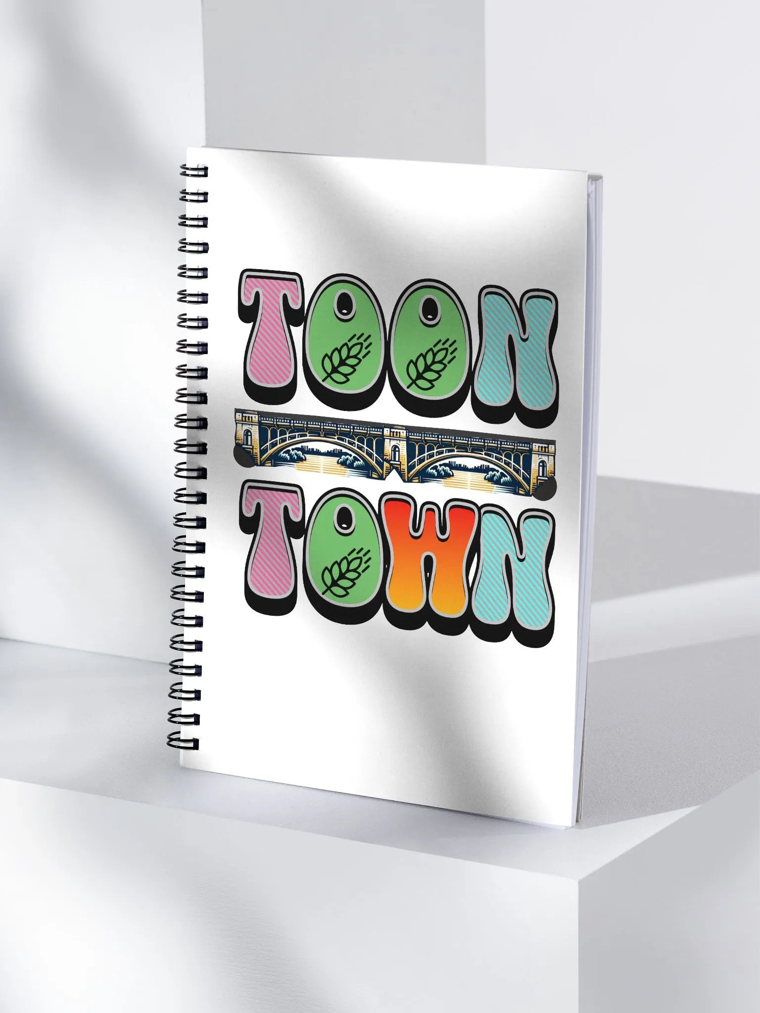 Toon Town Saskatoon Dreams Spiral Notebook product image (3)