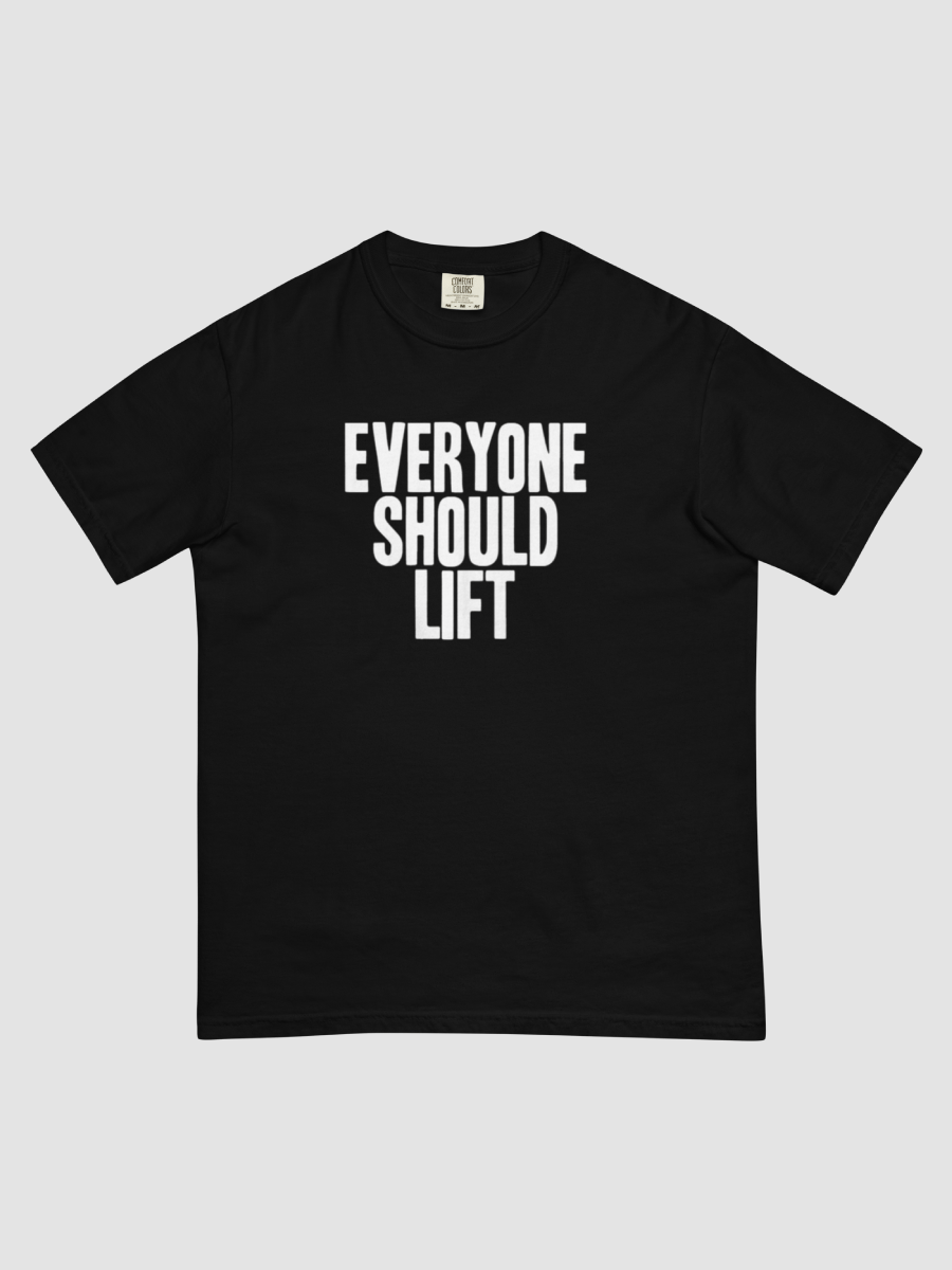[everyone-should-lift-shop] Men's Garment-Dyed Heavyweight T-Shirt - Comfort Colors 1717 product image (3)
