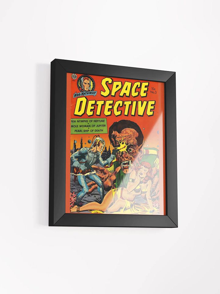 Space Detective Vintage Comic Book Cover Poster product image (22)