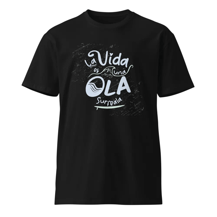 Unisex Premium T-Shirt La vida es una Ola product image (1)