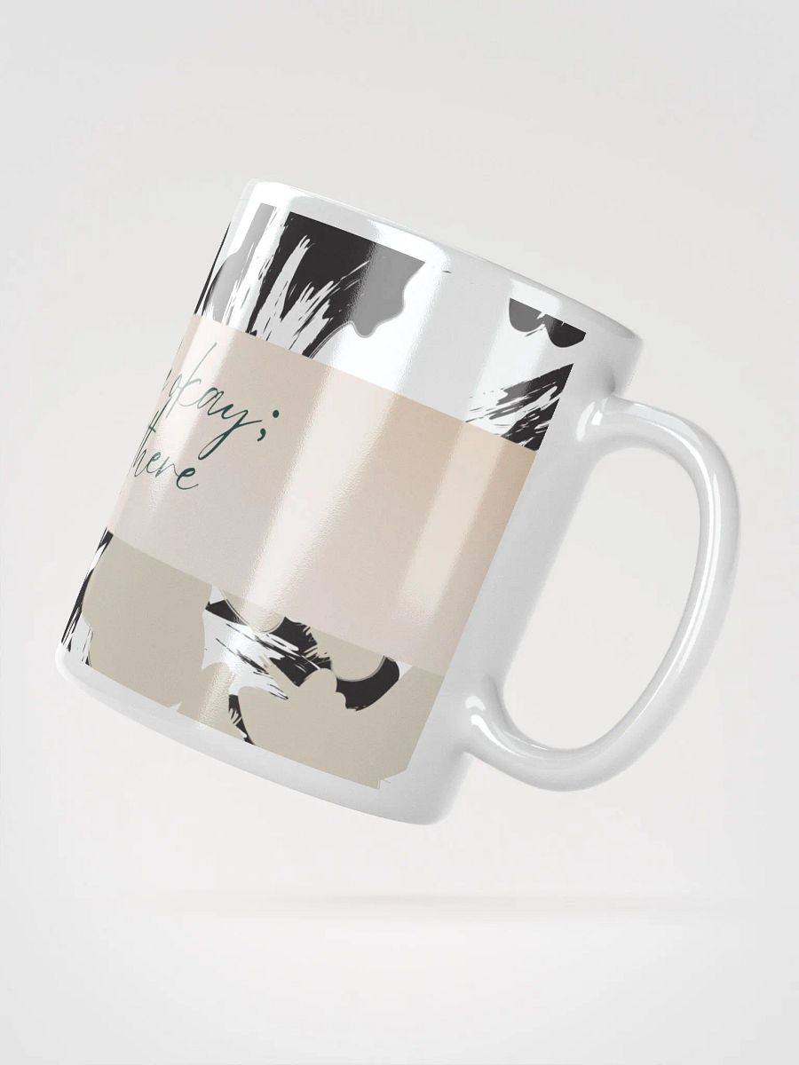 Floral Affirmation White Glossy Mug product image (3)
