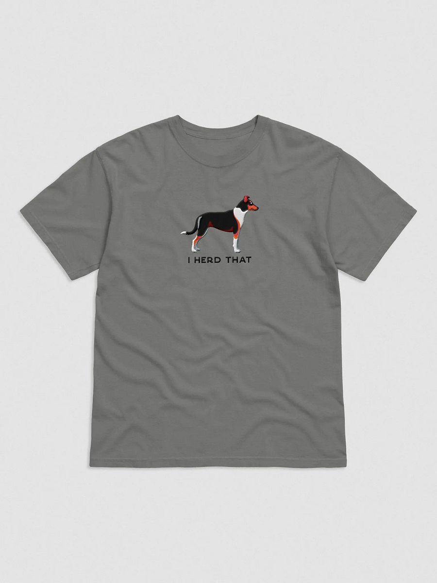 I Herd That T-Shirt(Embroidered) of a Smooth Collie(Tricolor) product image (4)