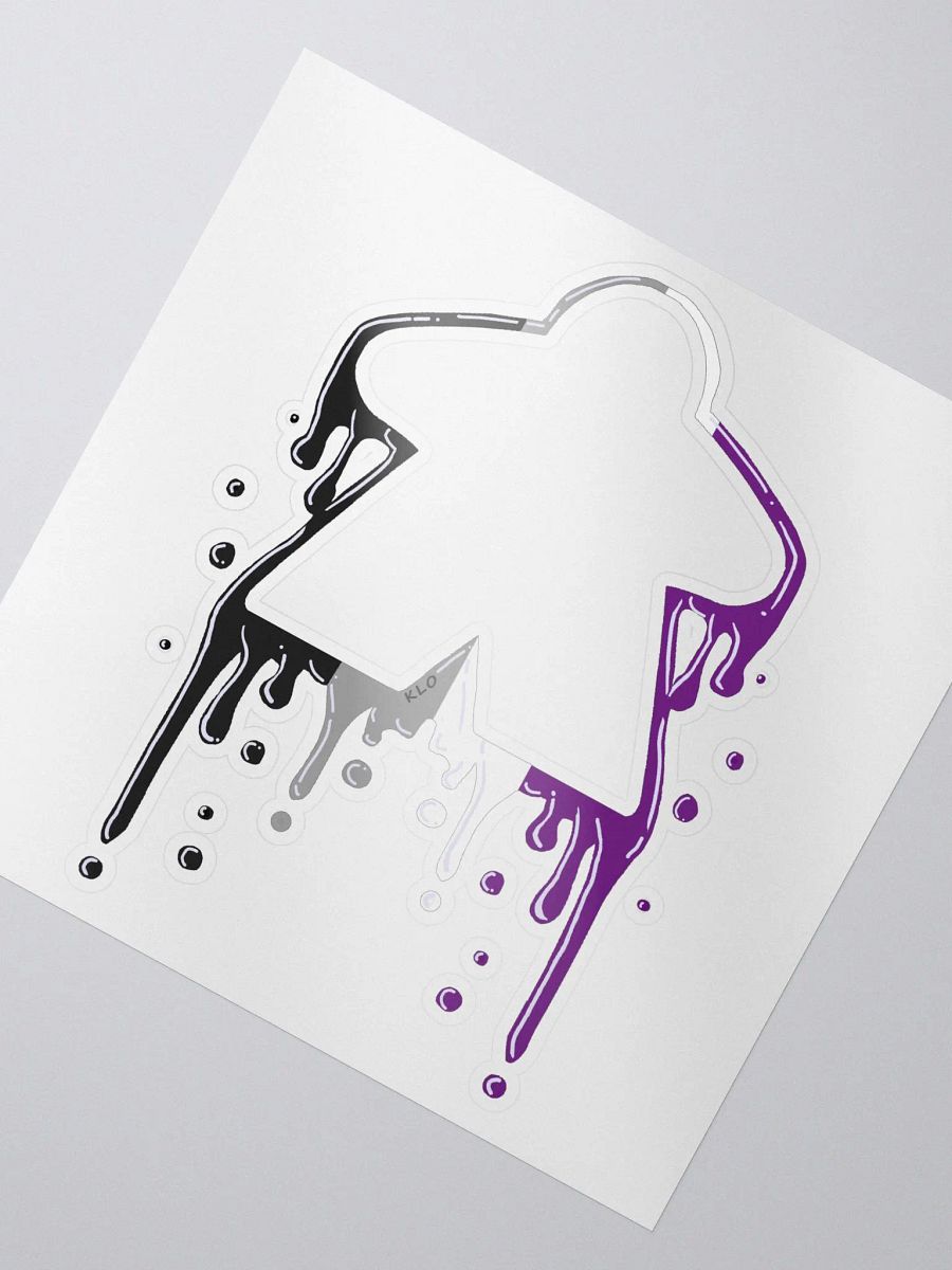 Drippy Ace Pride Meeple Sticker product image (3)