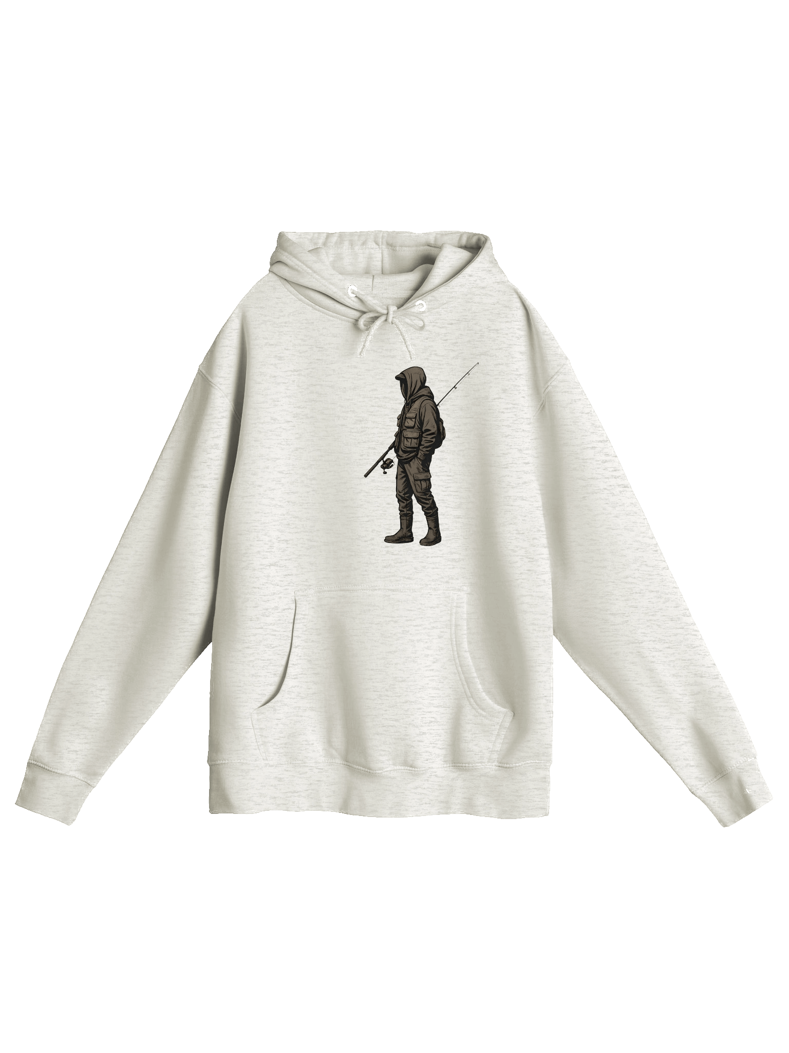 Fishing Silhouette Hoodie – Lane Seven Premium Pullover for Anglers product image (1)
