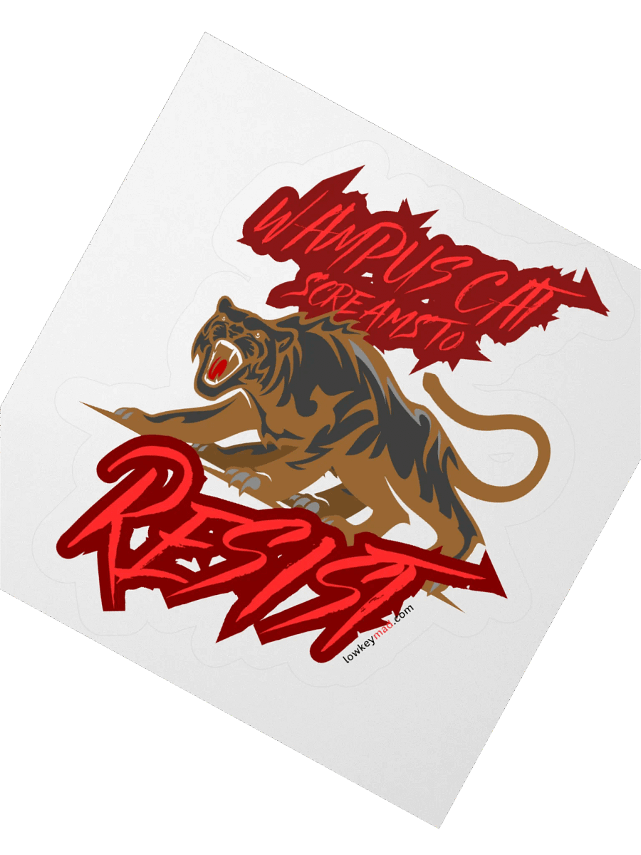 Wampus Cat Resists Sticker product image (3)