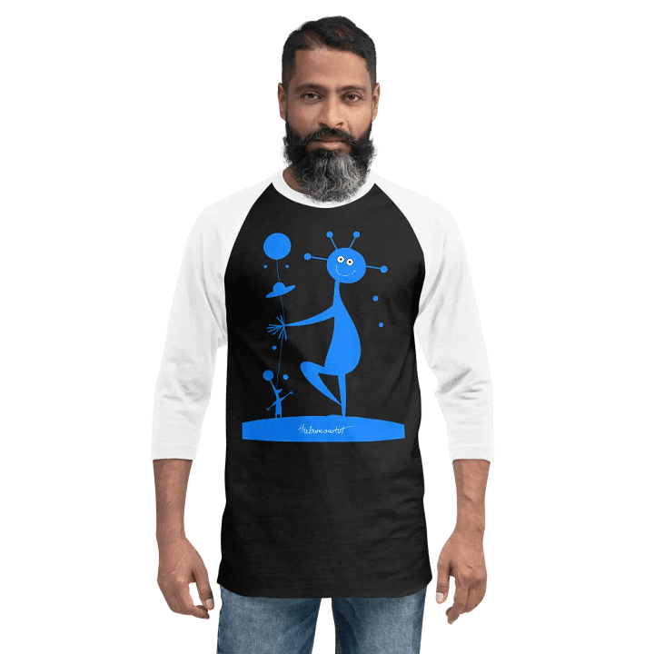 Tultex Fine Jersey Raglan Tee product image (1)