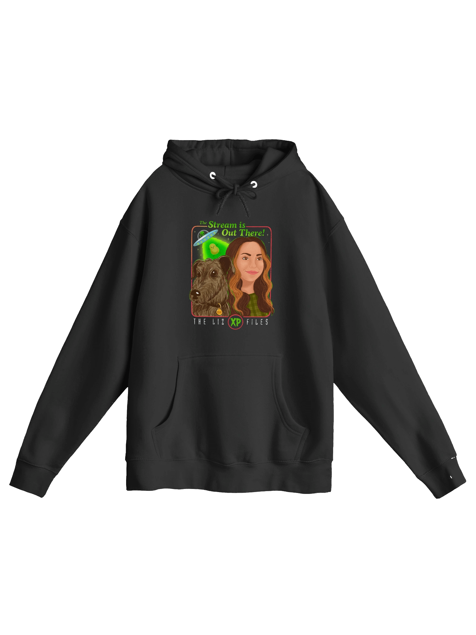 The Liz XP Files Hoodie (Full Logo) product image (1)