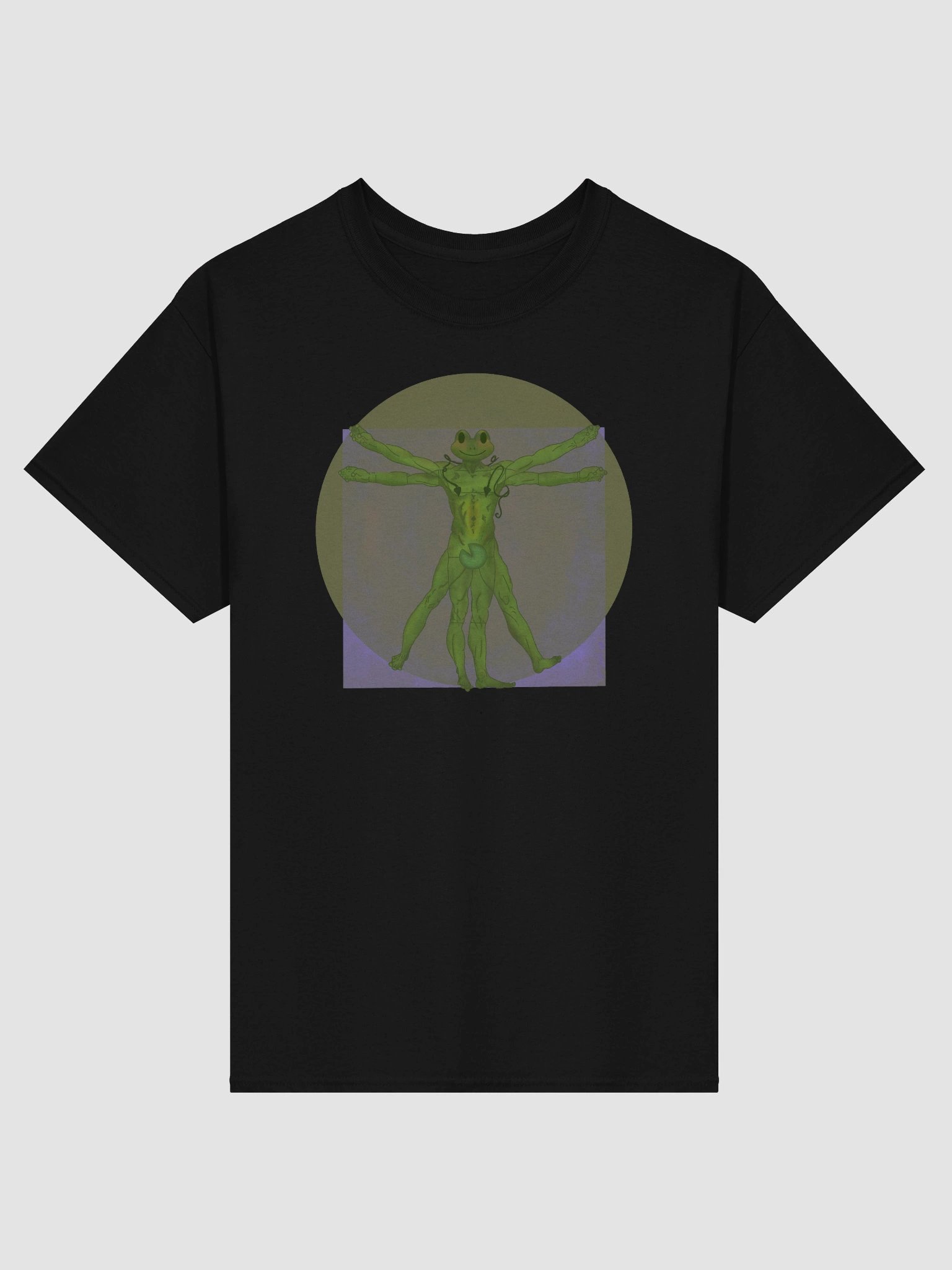 Virtruvian Frog Tee EARTHY product image (1)