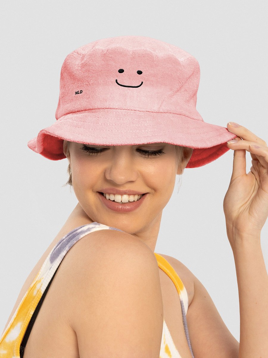 NLD Smiley Terry Cloth Bucket Hat product image (10)