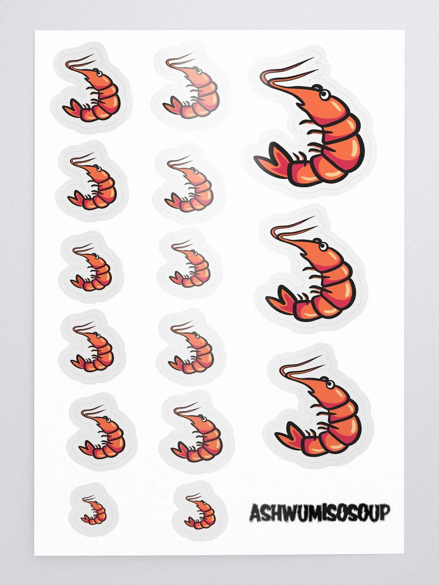 SHRIMP INFESTATION STICKERS product image (1)