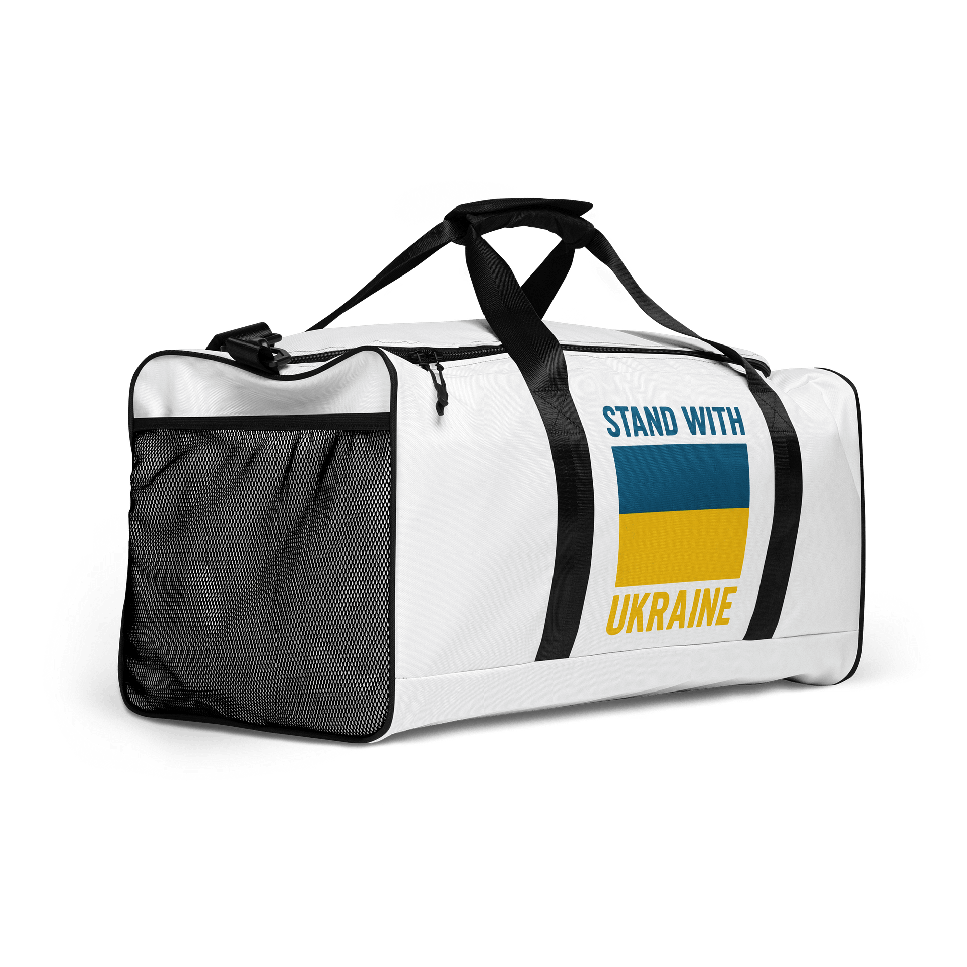 Stand with Ukraine All-Over Print Duffle Bag product image (2)
