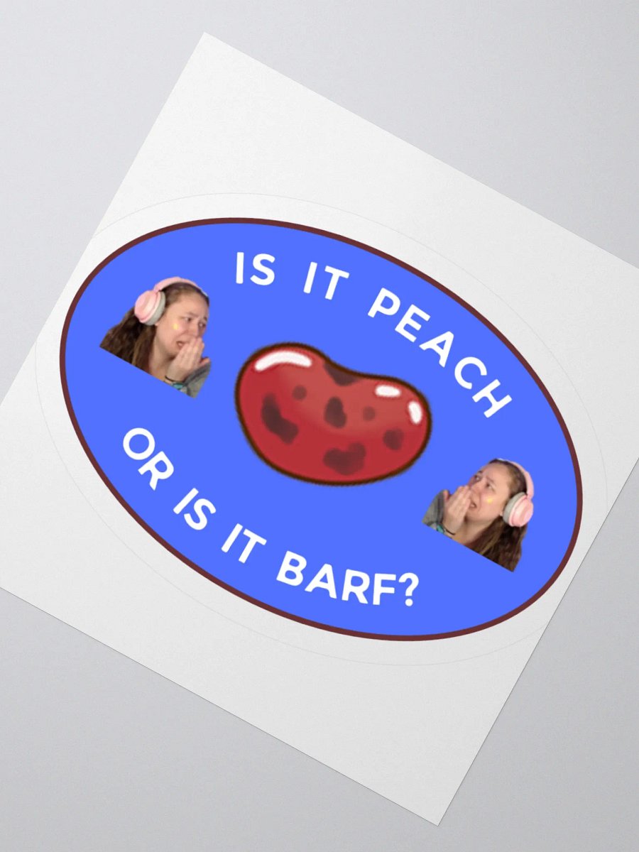 Peach or Barf? Sticker product image (5)