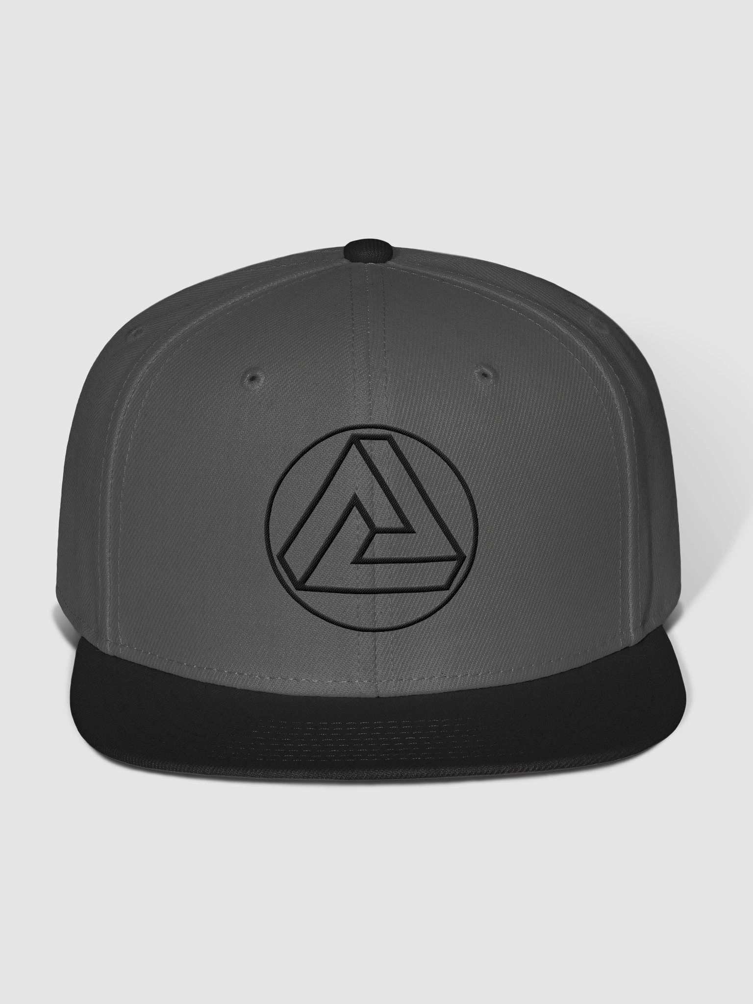 Black Outline Embroidered Snapback product image (1)