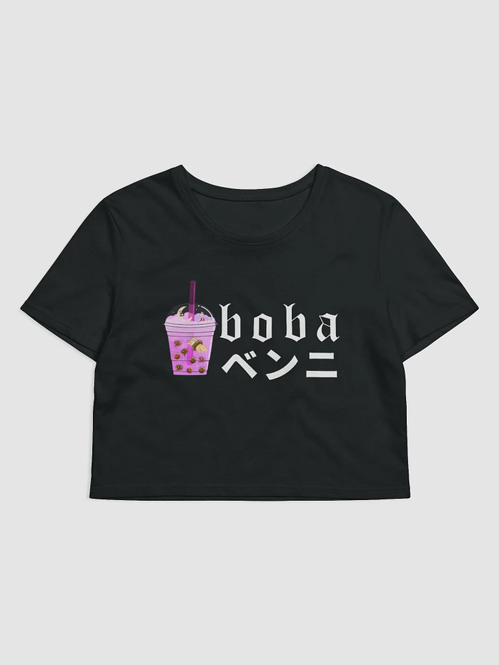BOBA CUP CROP TOP - BLACK ORGANIC product image (1)
