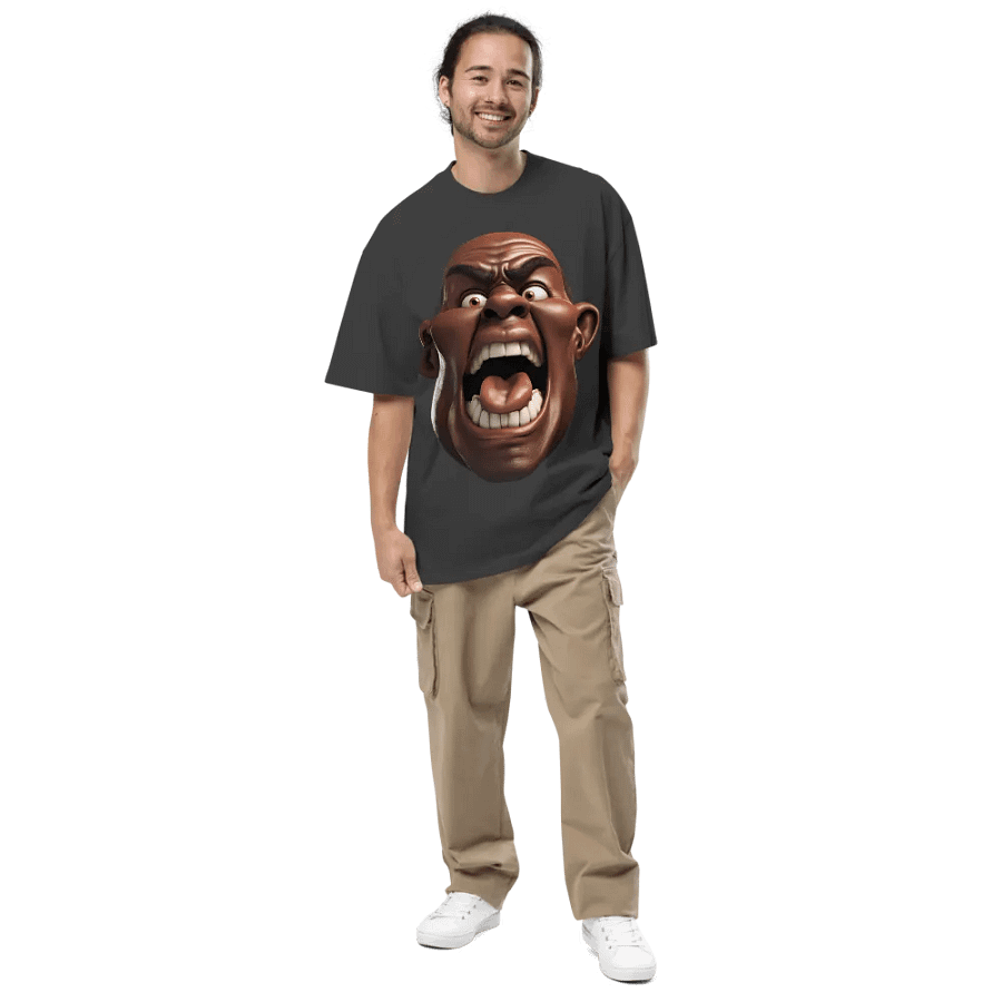Big head unisex t-shirt product image (6)