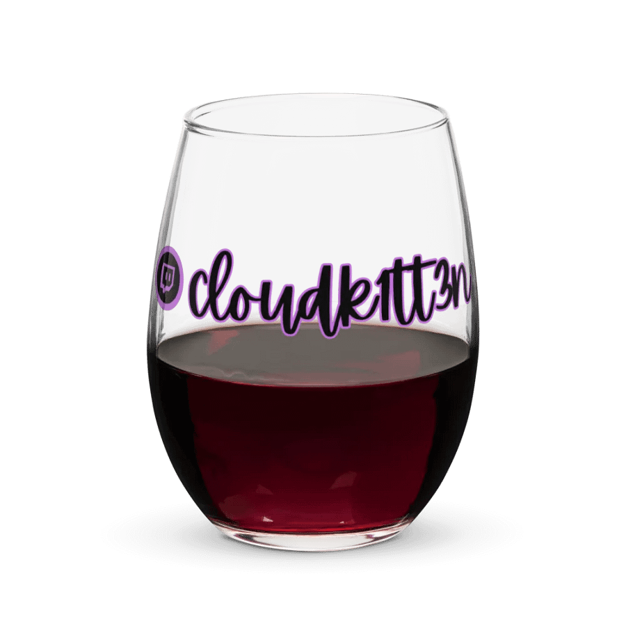 *Leaving Soon* TTV Name Logo Stemless Wine Glass product image (5)