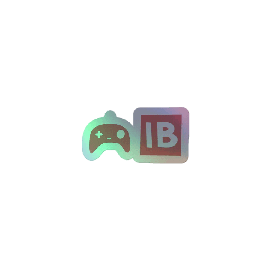 IB Logo Holographic Sticker product image (1)