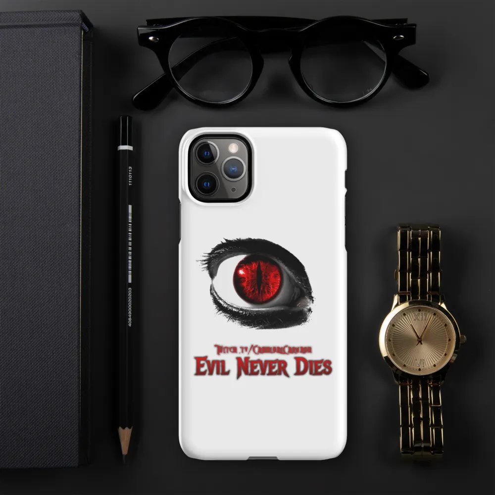 Red Evil Never Dies Logo Phone Case product image (48)