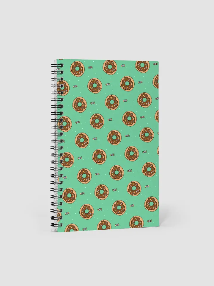 Sweet Treats Donut Notebook - Green product image (1)