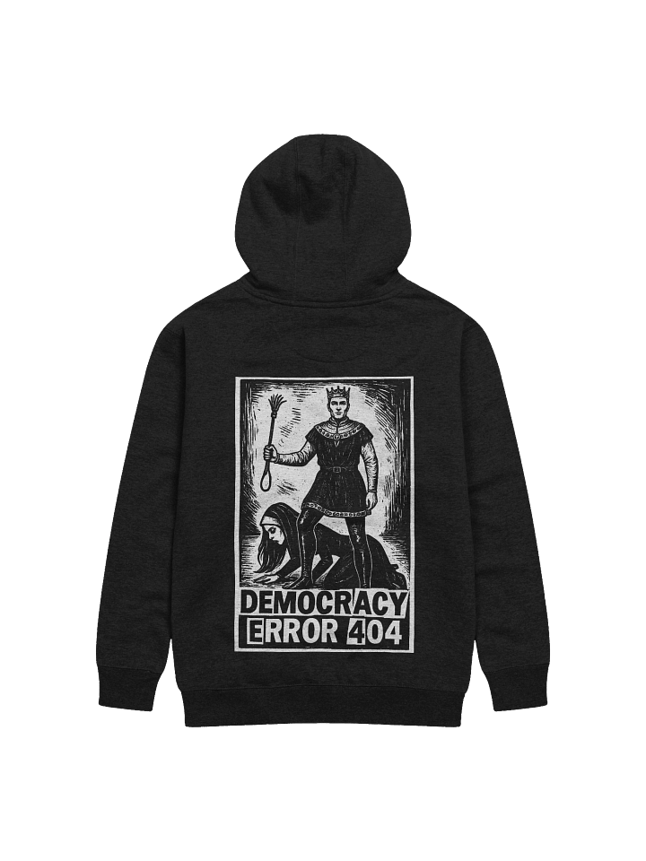 King / Democracy Error 404 Alt Graphic Back Print Hoodie product image (1)