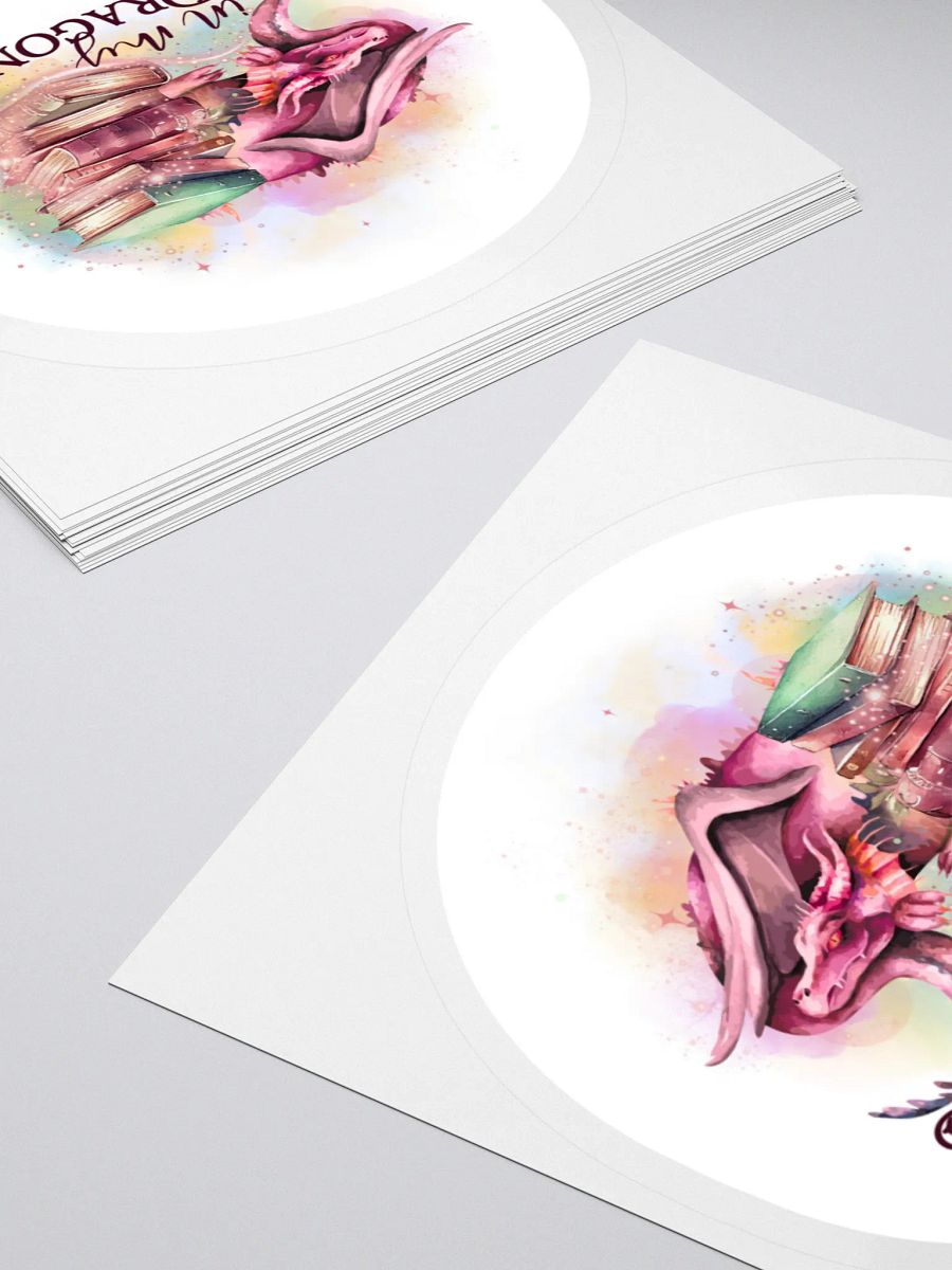 Elven Heartbound Sticker ~ "In my Pink Dragon Era" product image (12)