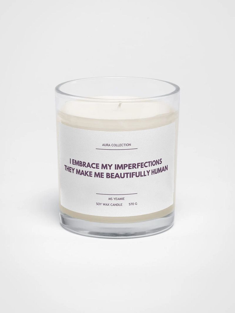 AURA COLLECTION : Embrace Imperfections Soy Wax Candle