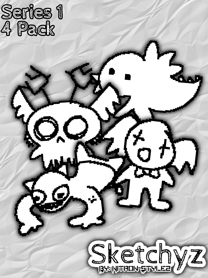 Sketchyz - Series 1 - Character 4 Pack product image (1)