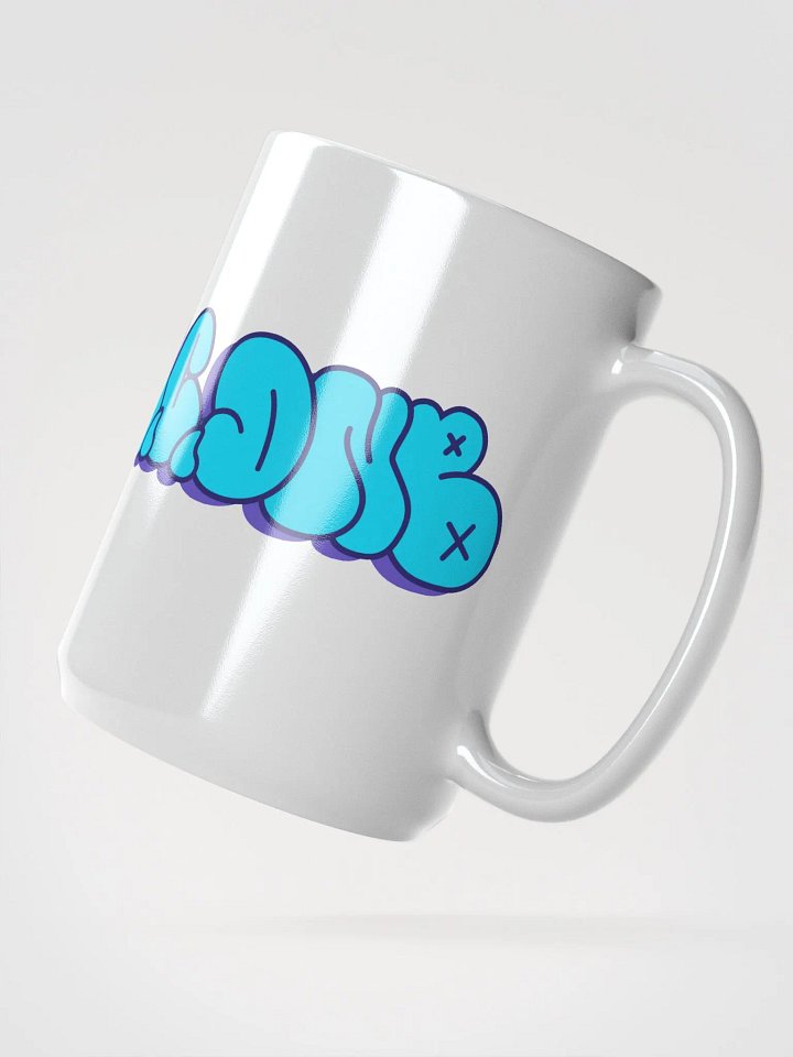 Bubble Graffiti White Glossy Mug product image (2)