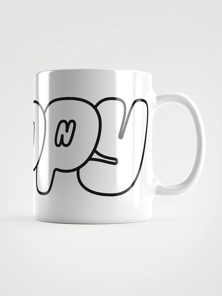 HAPPY White Glossy Mug product image (1)