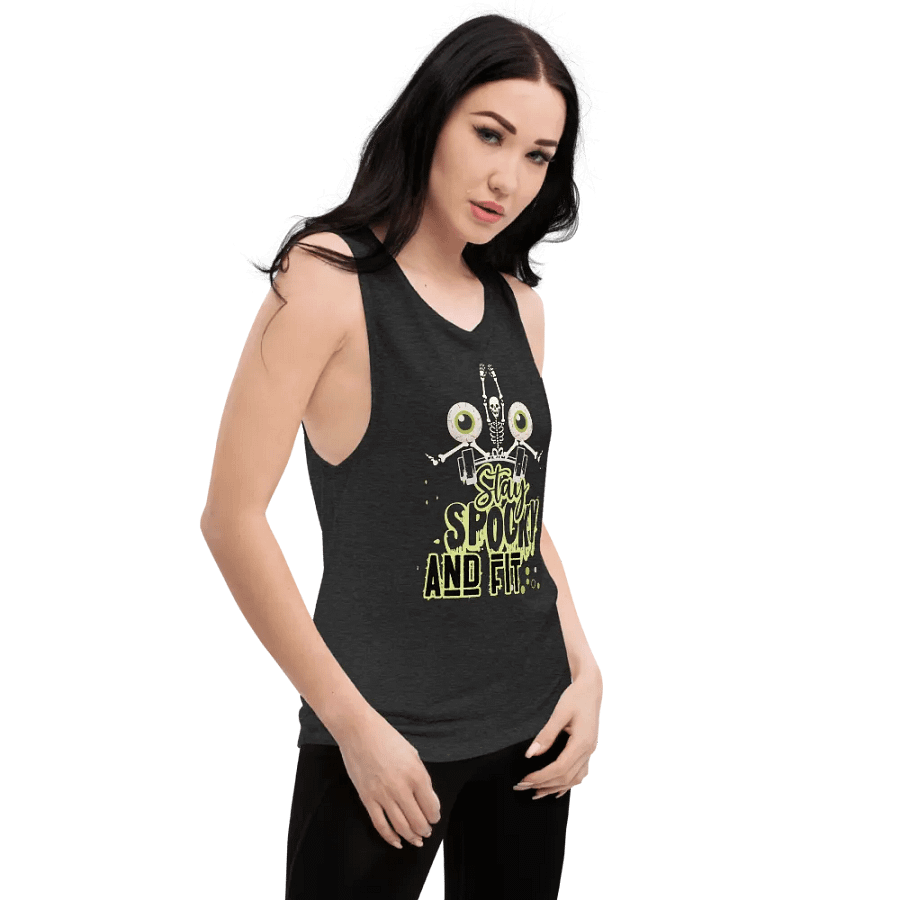 Stay spooky and fit muscle tank product image (3)