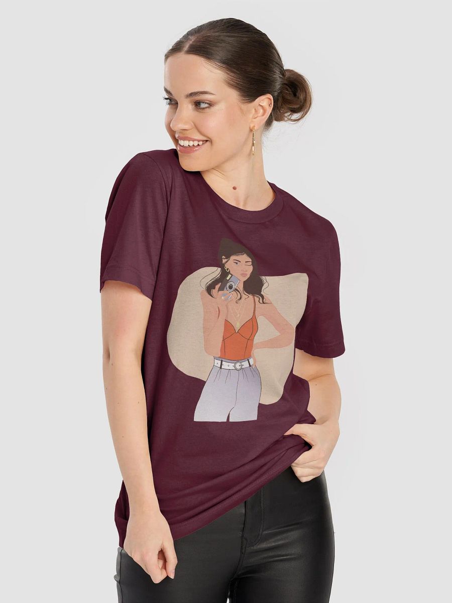 Maroon T-shirt for Women product image (8)