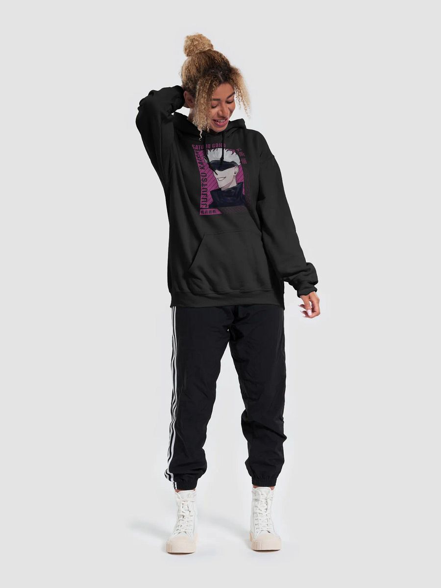 Jujutsu Kaisen Satoru Gojo Confident Smile Sweatshirt – Gildan Midweight product image (3)
