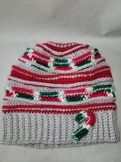 Candy Cane Slouchy Hat product image (1)