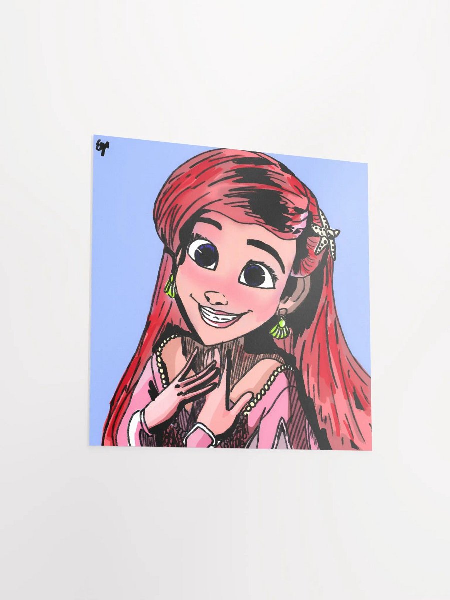 Mermaid Princess - square poster product image (3)