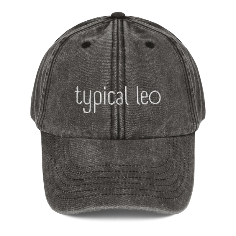 Typical Leo Vintage Wash Dad Hat product image (1)