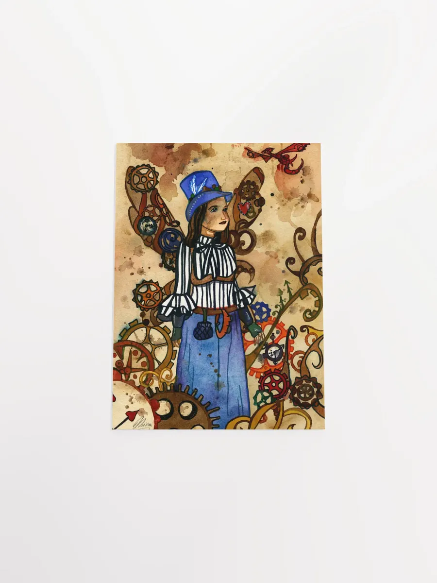 Steampunk Fairy Art Print product image (16)