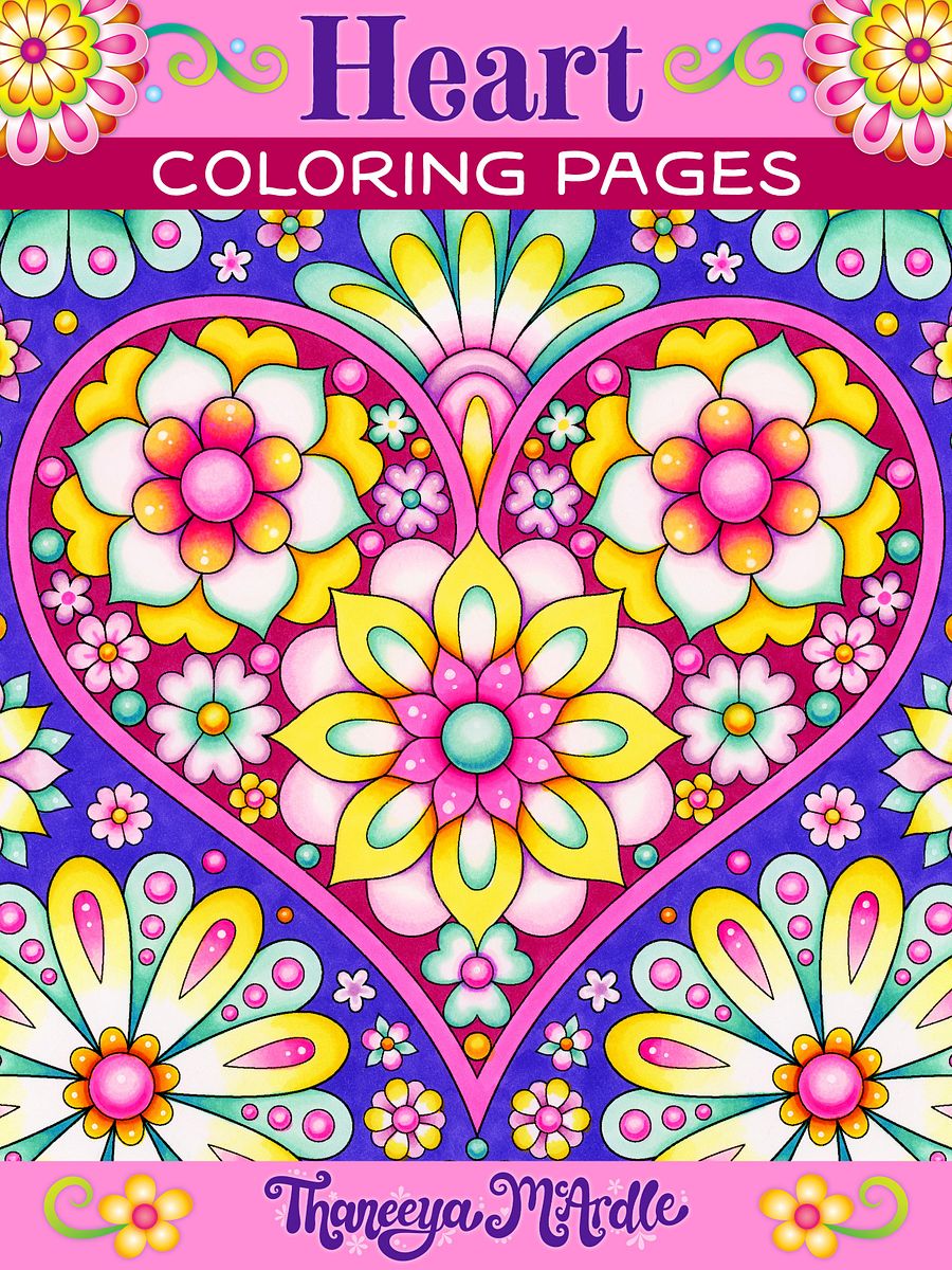 Heart Coloring Pages product image (1)