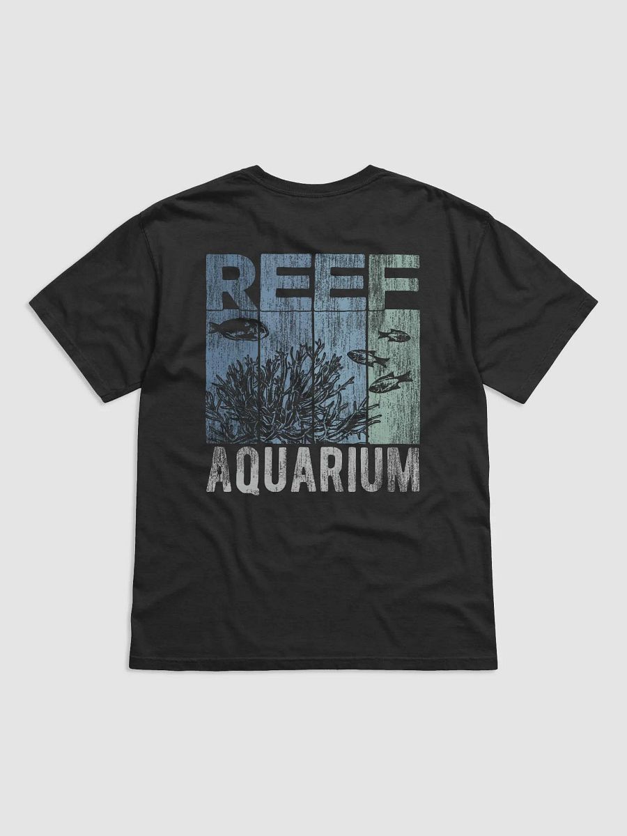 Retro-Style Reef Aquarium Tee (Back Print) | T-Shirt for Saltwater and Coral Reef Aquarium Hobbyists product image (4)