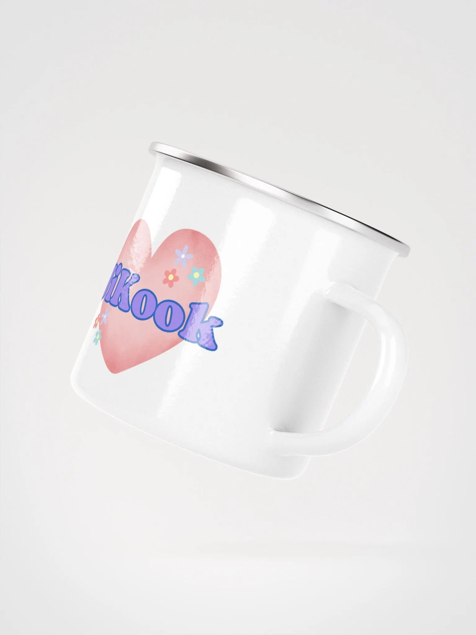 My heart belongs to JiKook Enamel Mug product image (3)