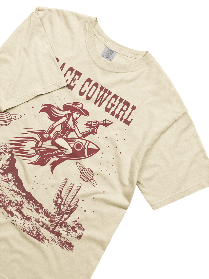 Space Cowgirl Adventure Relaxed Fit Unisex T-Shirt product image (2)