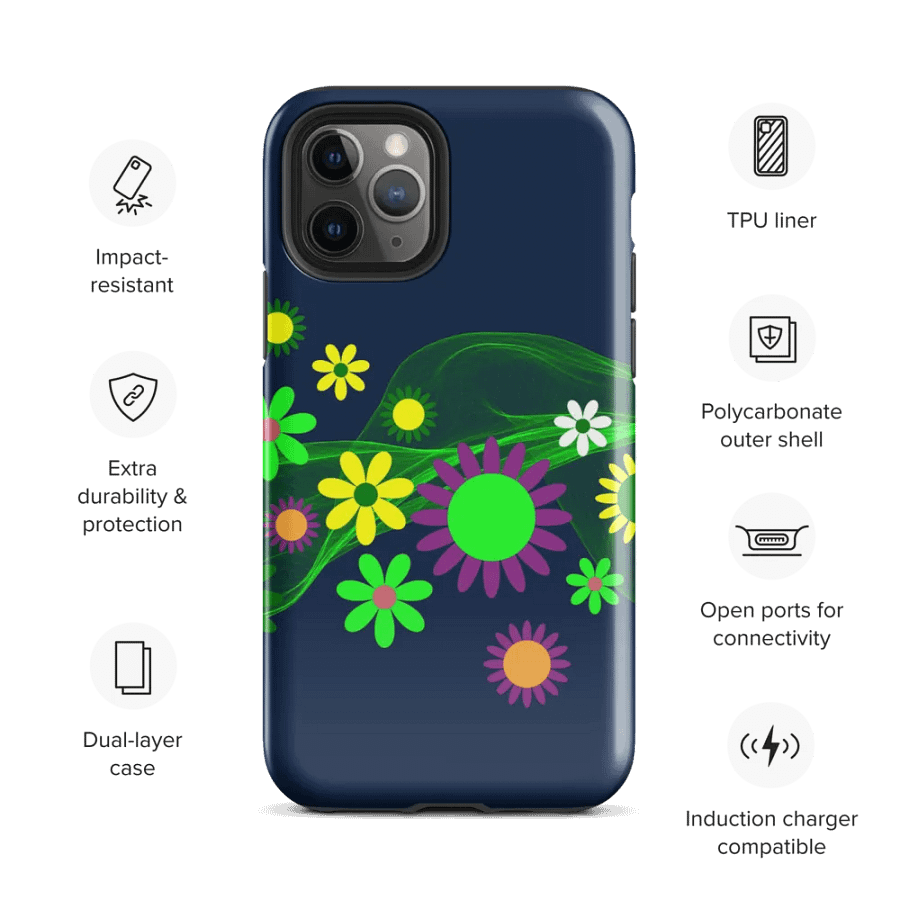 1960s Hippie Inspiration Phone Case – Vibrant Protection for Your Device product image (3)