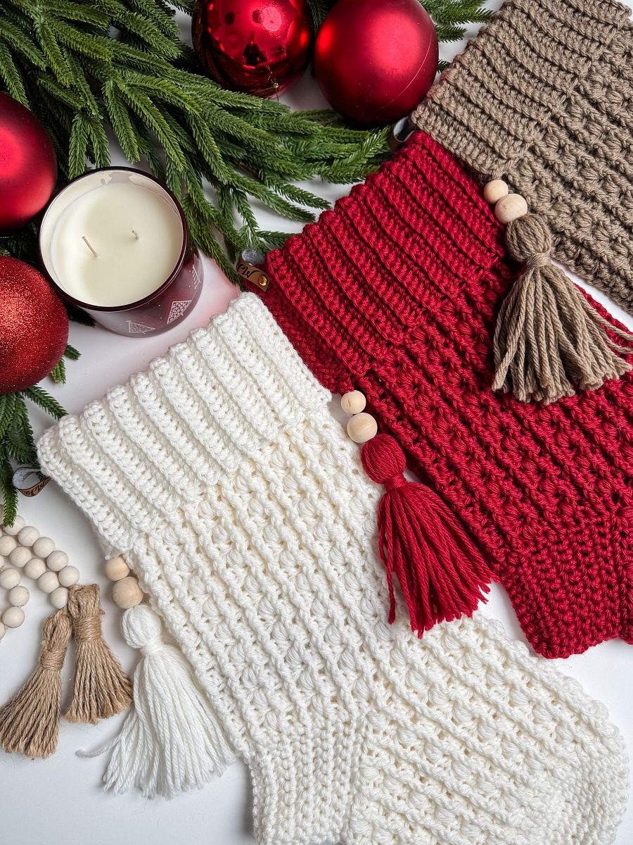 Snuggle Season Stocking Crochet Pattern product image (10)