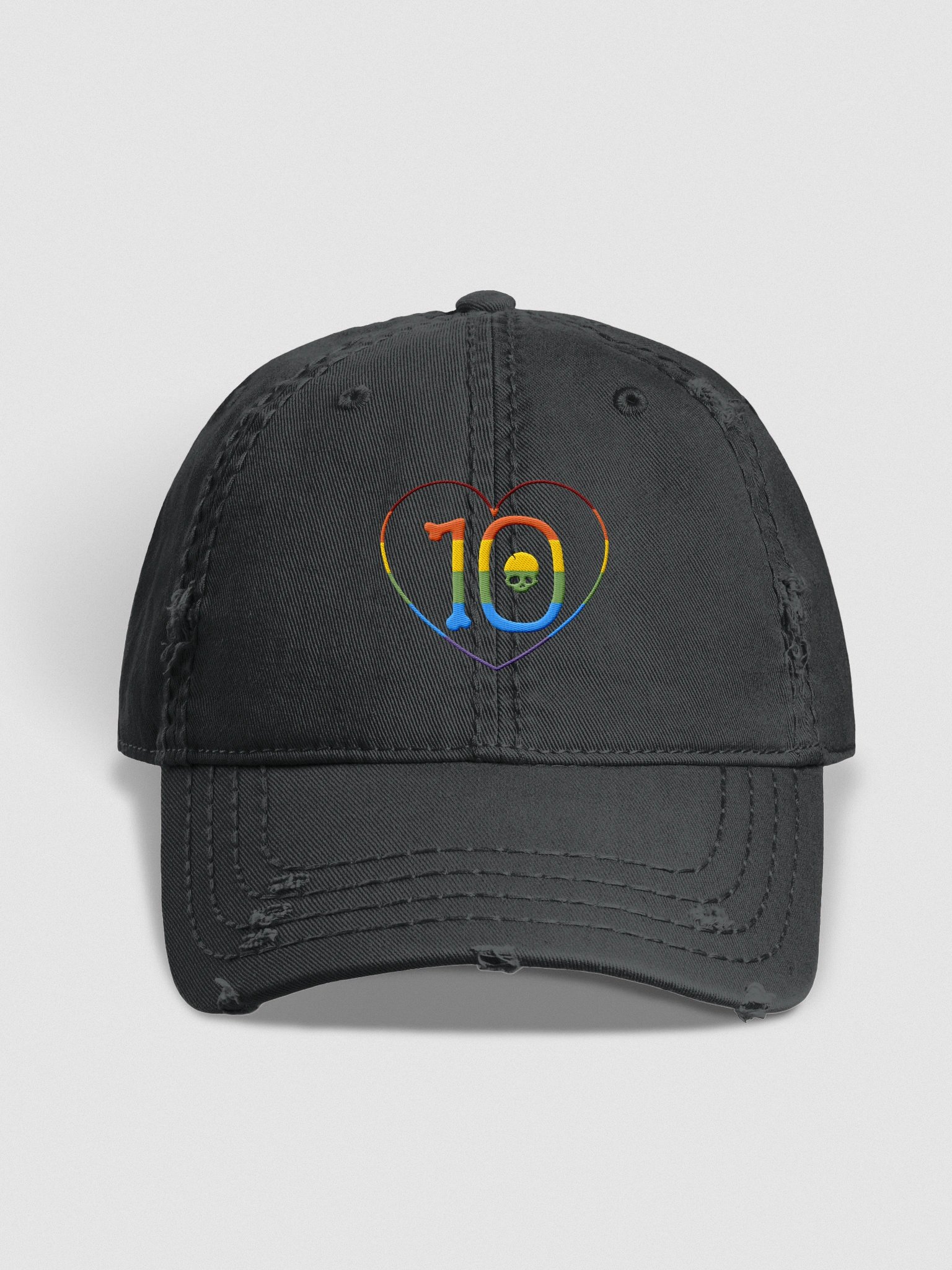 Rainbow Pride - Distressed Baseball Hat product image (1)