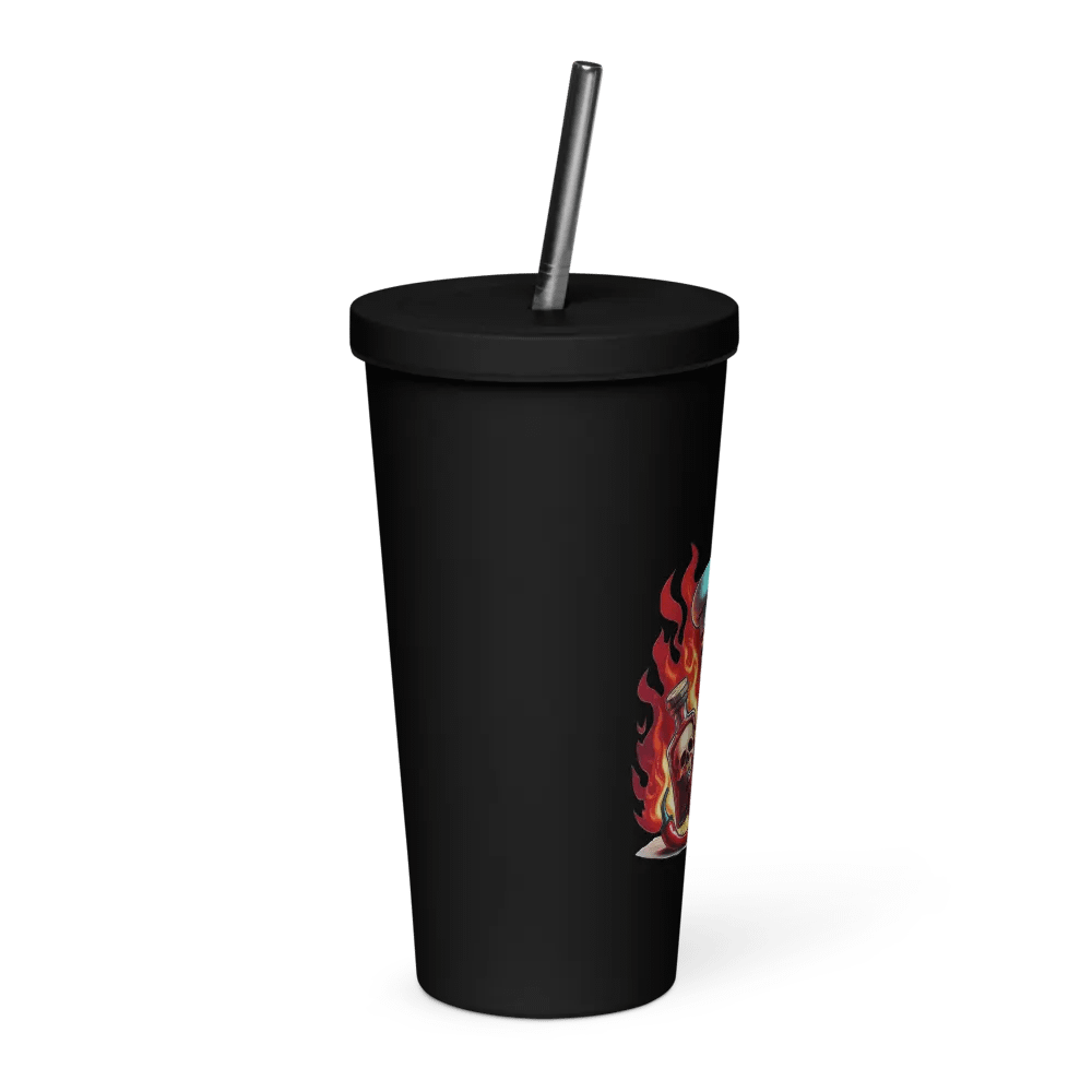 The Lidded Tumbler w/Straw product image (8)